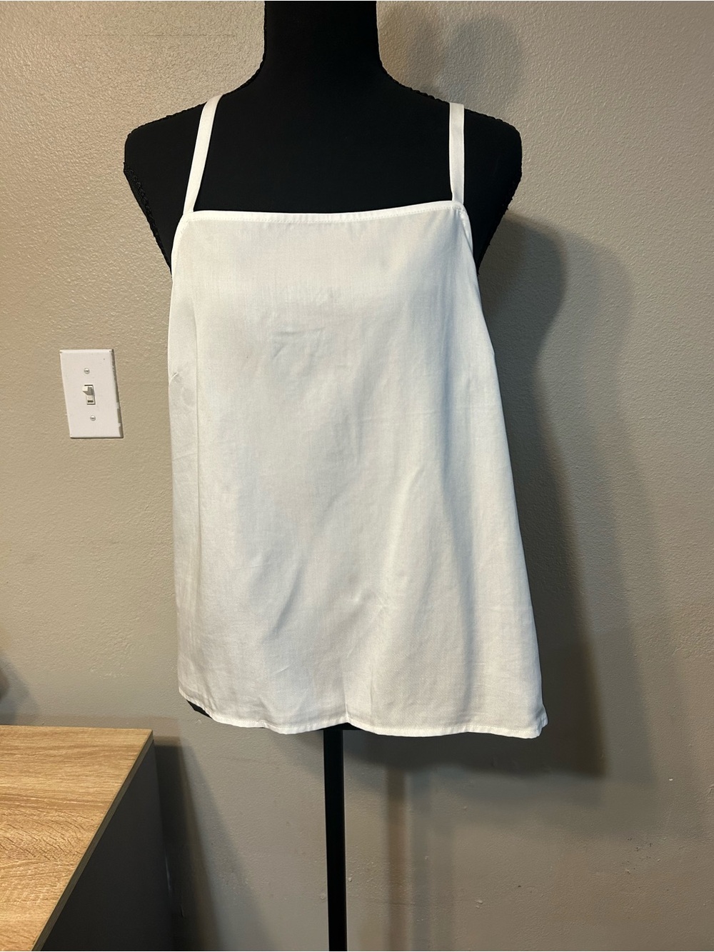 Daniel Cremieux White Lace-Up Side Camisole